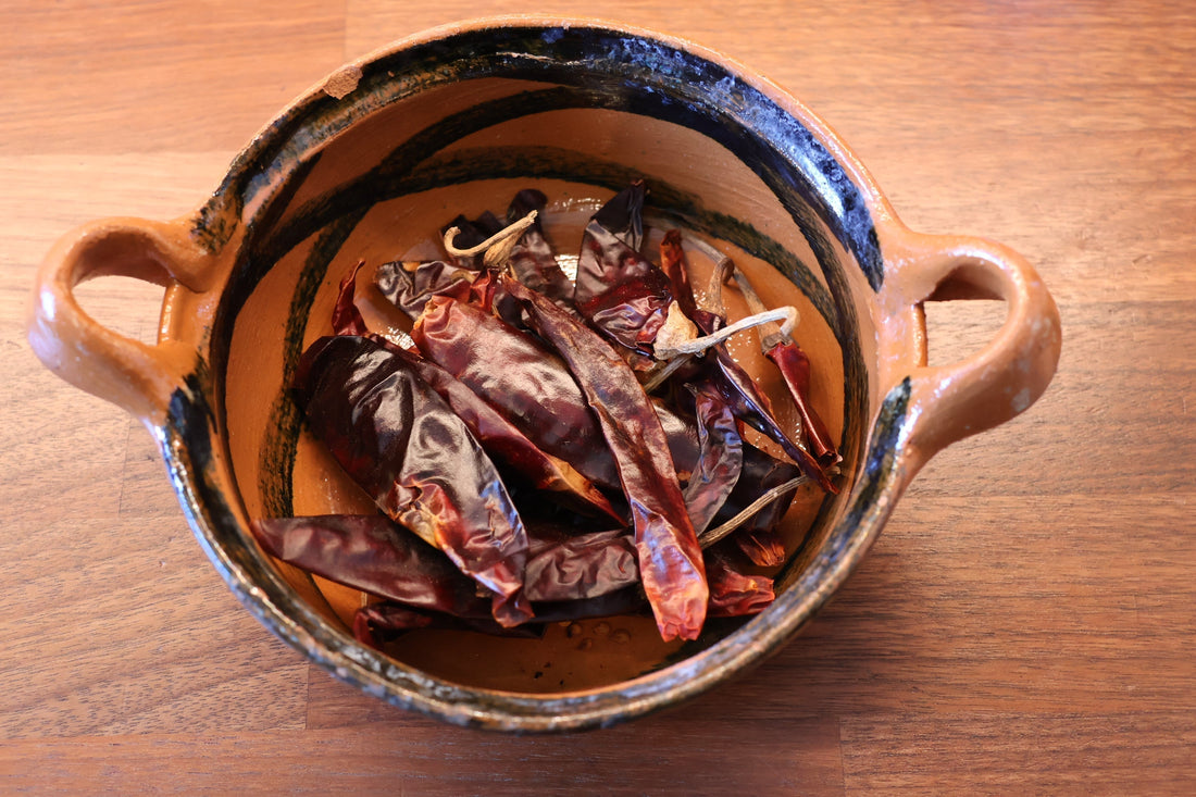 getrocknete Chilis