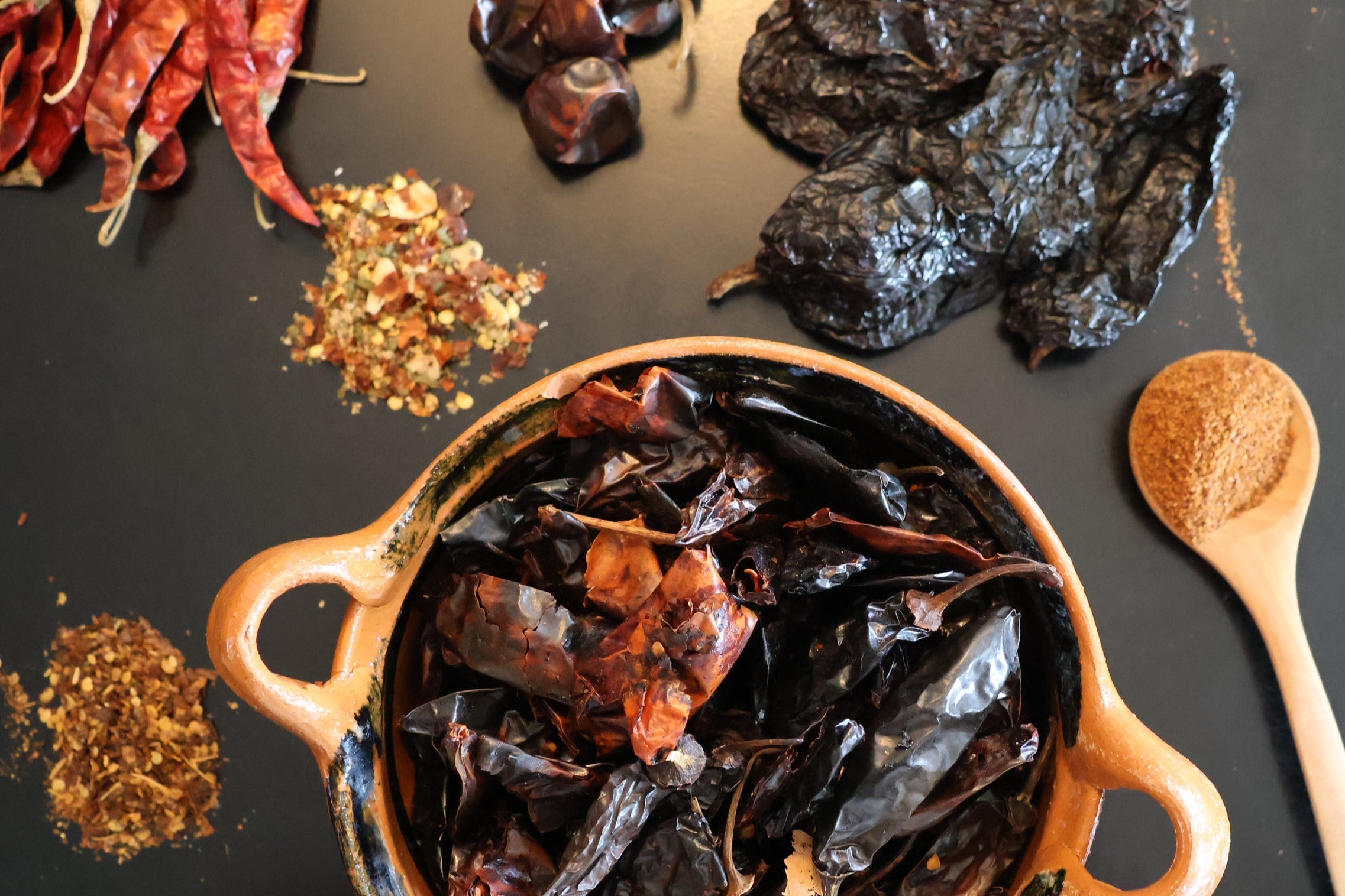 getrocknete Chili aus Mexico