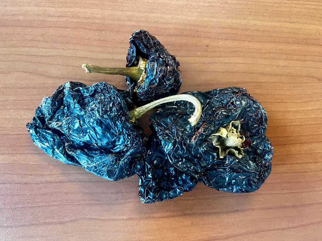 Getrocknete ancho-Chilischoten