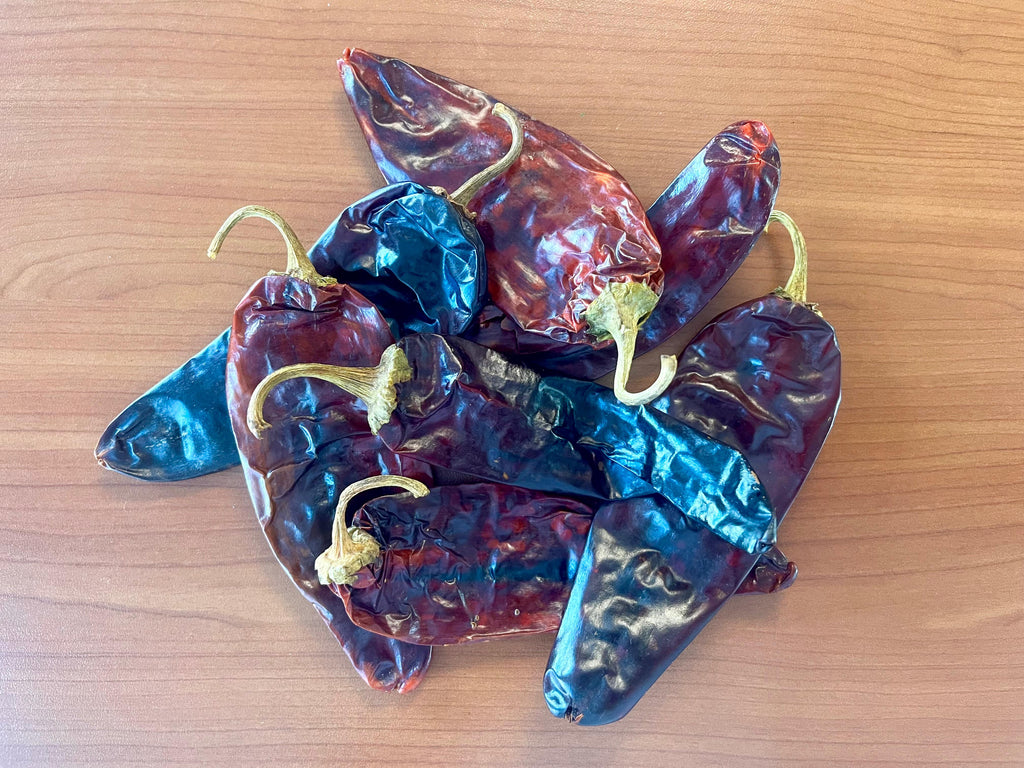 Getrocknete guajillo-Chilischoten