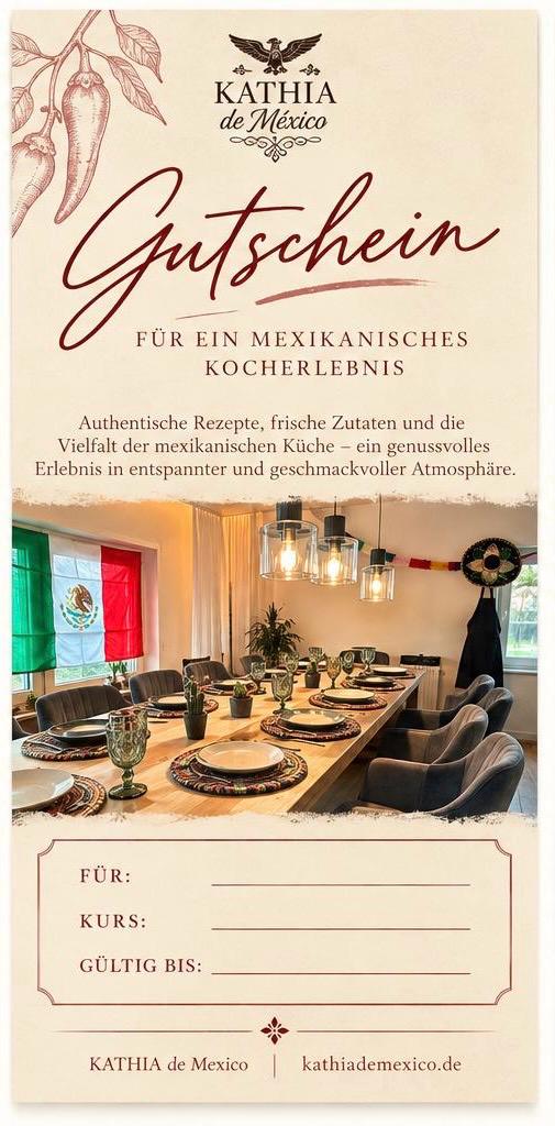Gutschein bei KATHIA  de Mexico