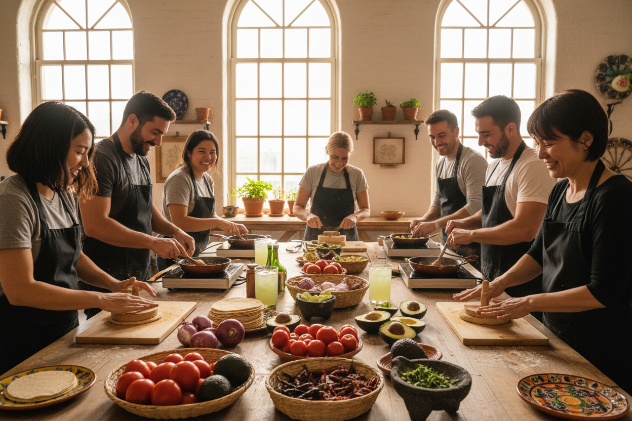 Gemeinsam kochen bei Kathia de Mexico