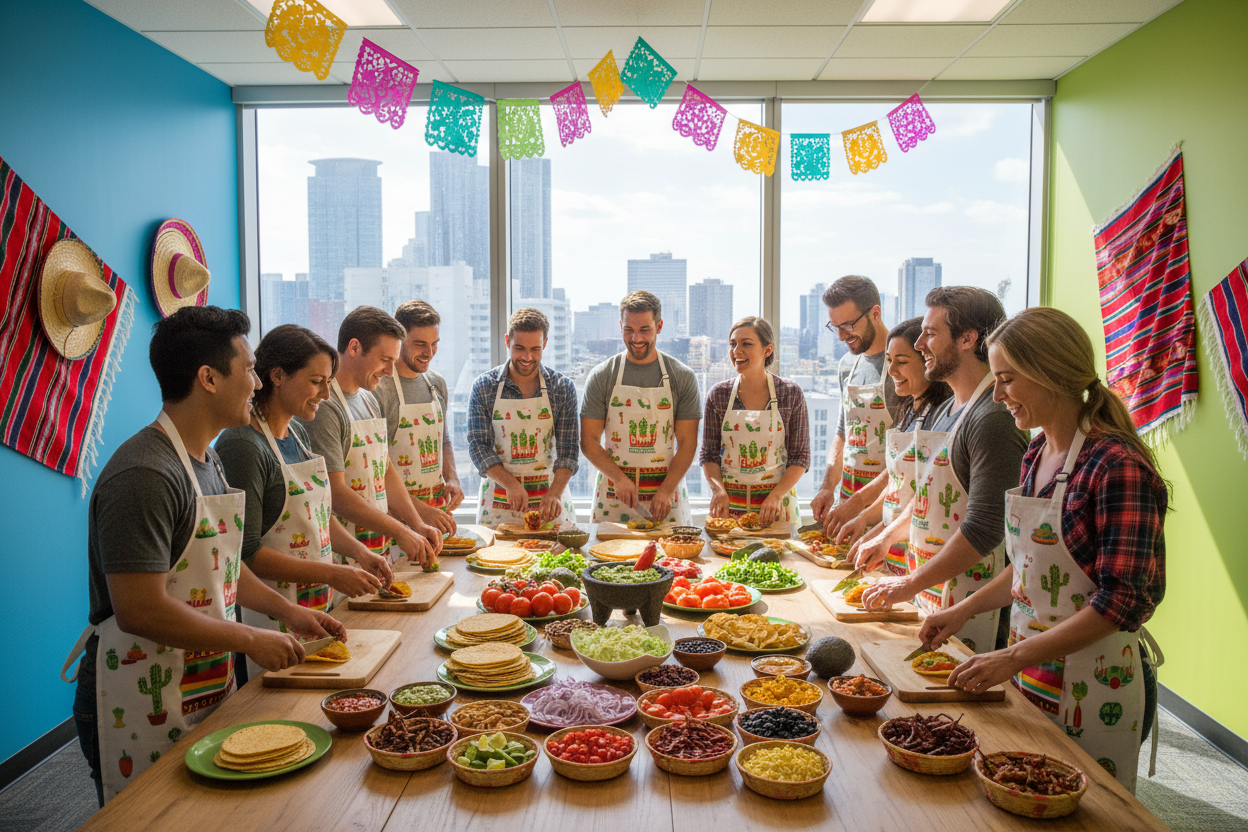 Kochevent für Firmen bei Kathia de Mexico