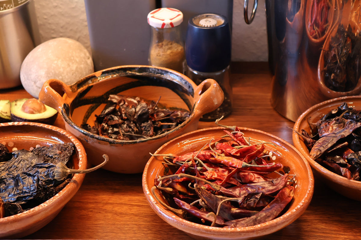 Chilischoten Sorte bei Kathia de Mexico